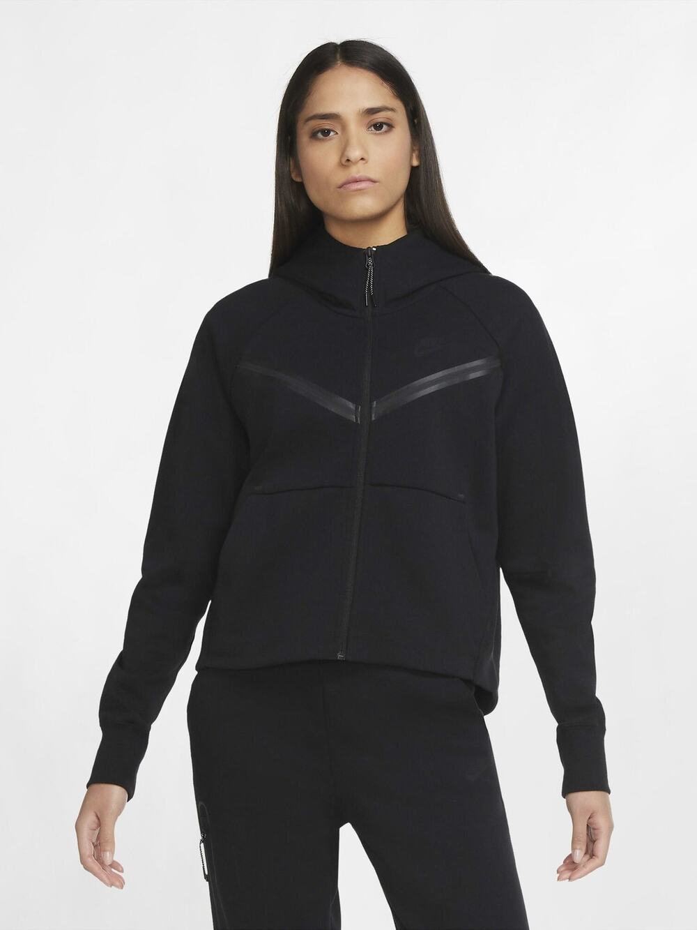 Nike Sportswear Tech Fleece Windrunner Full Zip Hoodie WOMENS L Oversized Jacket